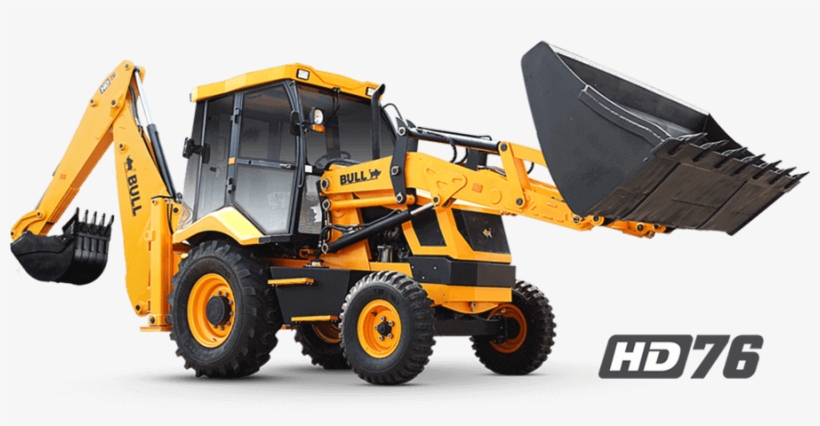 Construction-equipment - Bull Excavator, transparent png download