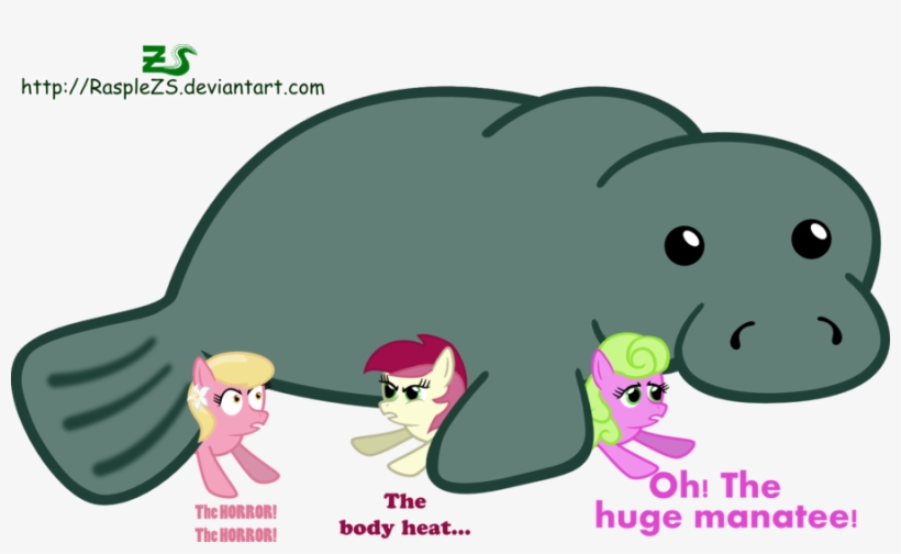 Manatee, Pony, Pun, Roseluck, Safe, Simple Background, - Daisy Rose And Lily Valley, transparent png download