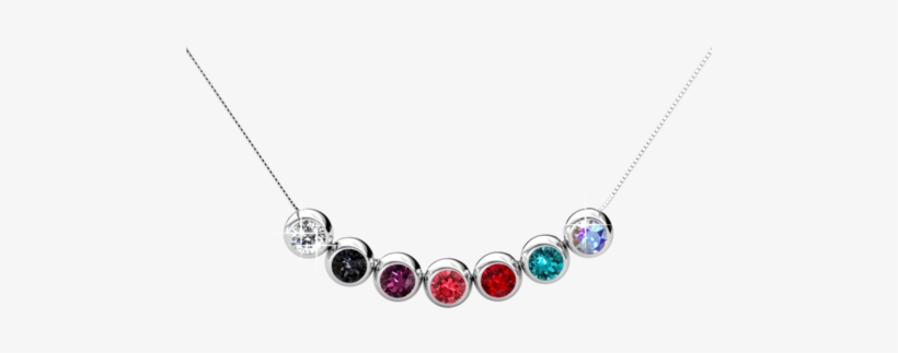 Pendant - Seven-day Pendant Necklace Made With Crystals, transparent png download