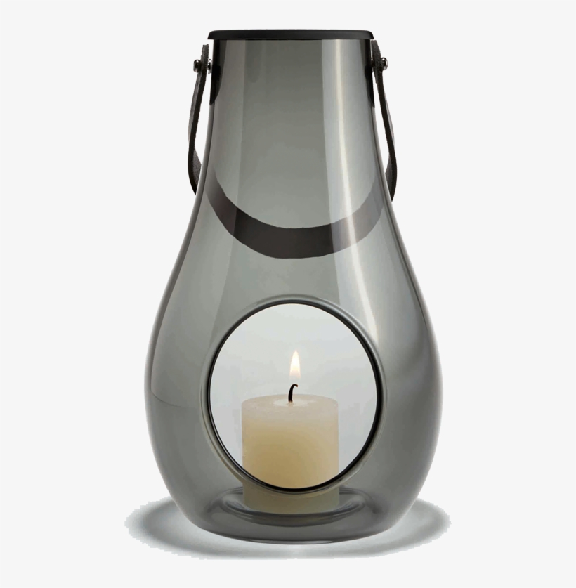 Dwl Lantern Smoke H25 Design With Light - Holmegaard Dwl Lanterne - H: 25 Cm, transparent png download