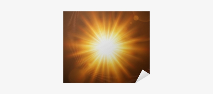 Abstraction Light With Lens Flare Background Poster - Sunlight, transparent png download