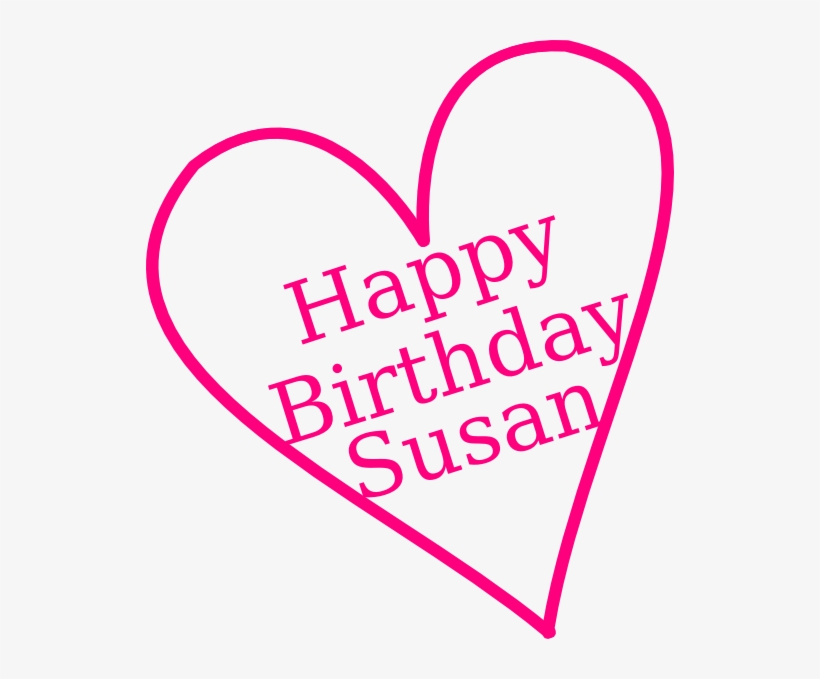How To Set Use Happy Birthday Susan Clipart, transparent png download