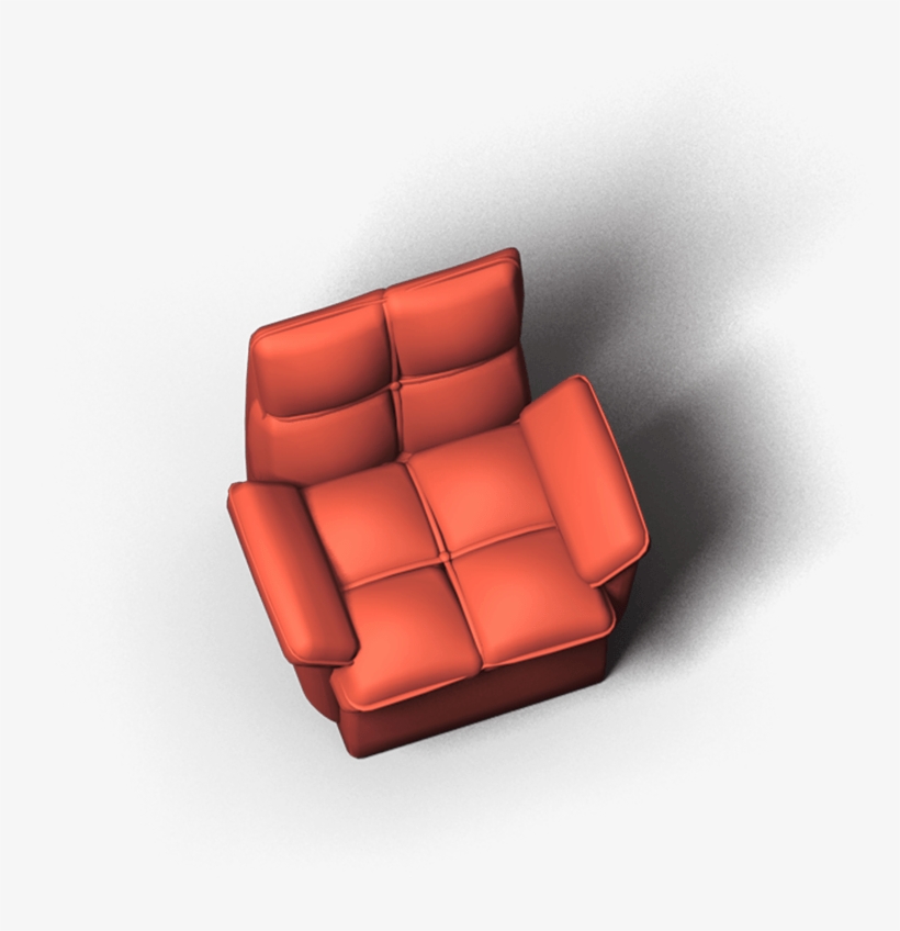 Large Object Collection - Club Chair, transparent png download