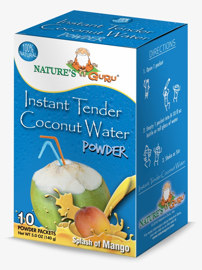 Nature's Guru Tender Coconut Water Powder, transparent png download