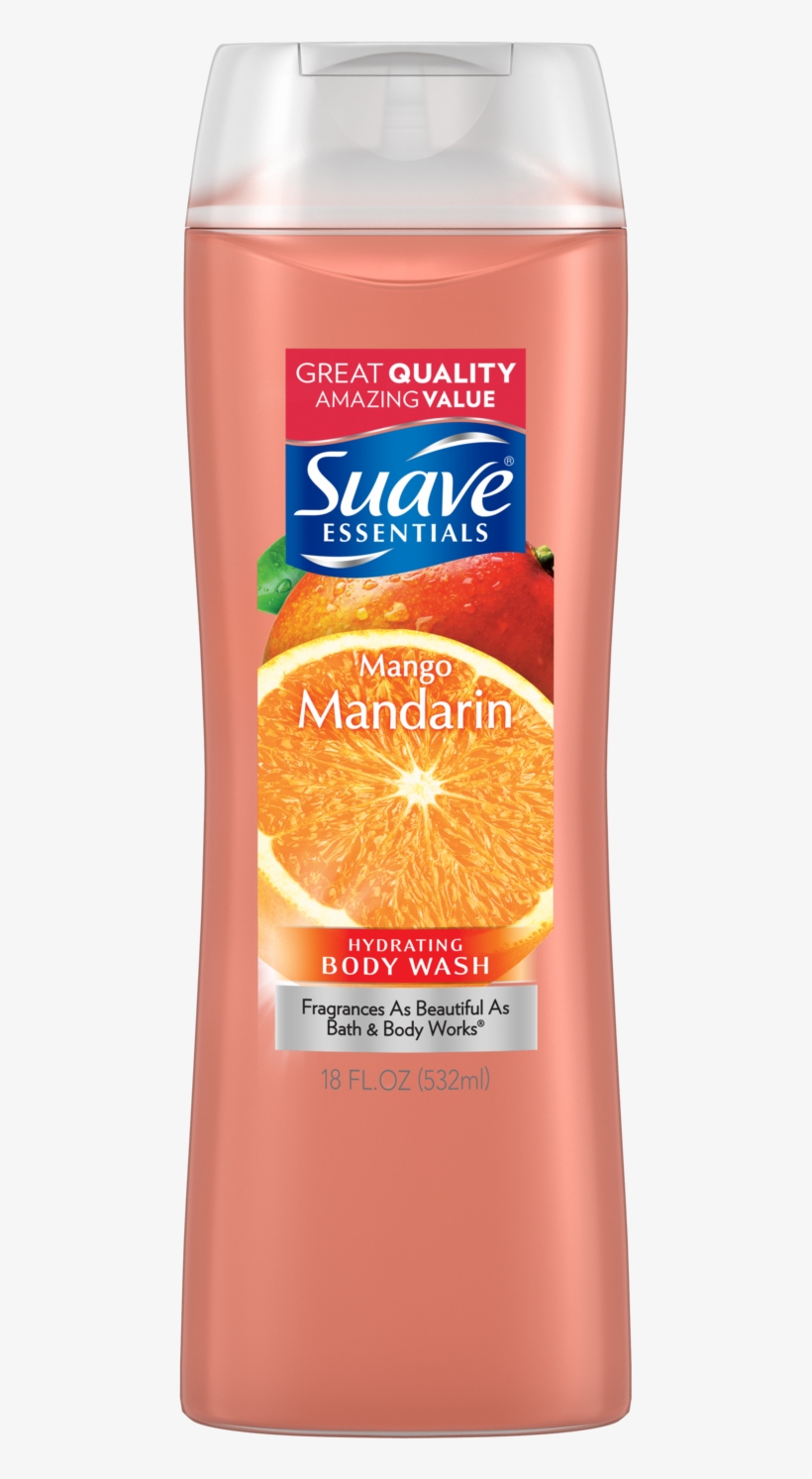 Mango Mandarin Body Wash 18oz - Suave Mango Mandarin Body Wash 12 Oz, transparent png download