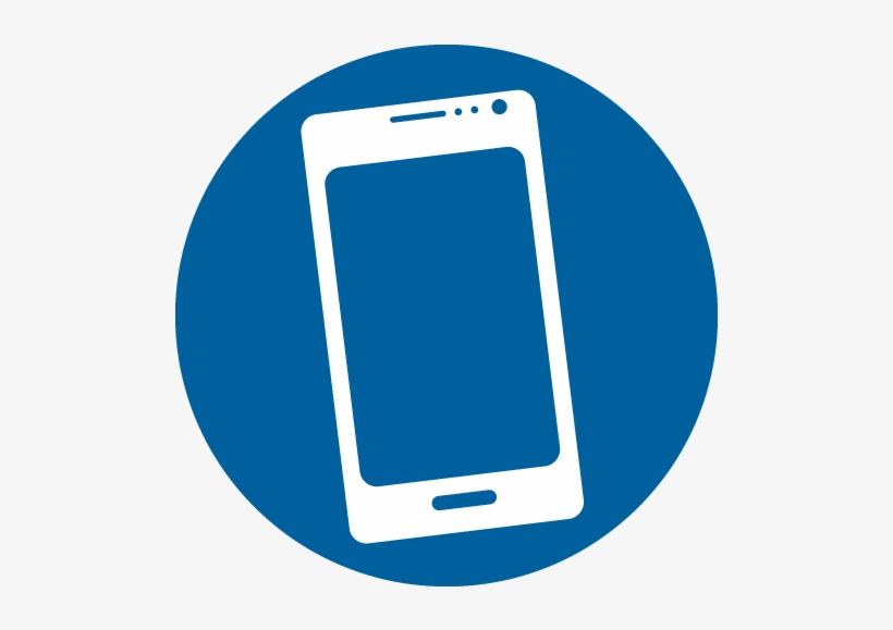 Mobile Icon Auqablue - Mobile Icon Png, transparent png download