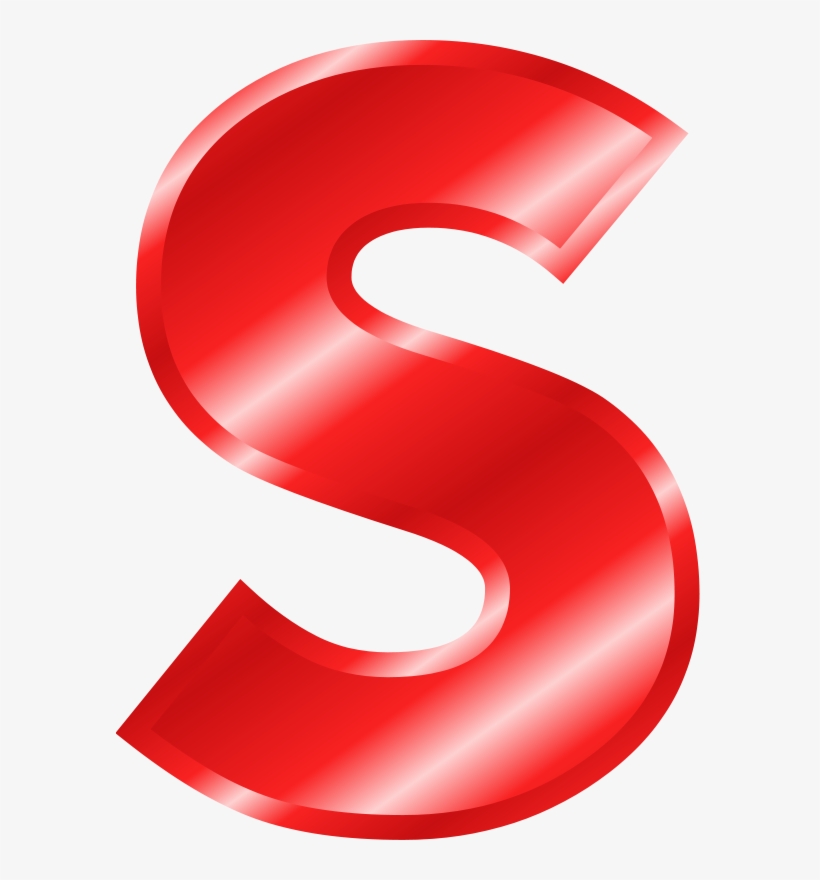 Get Notified Of Exclusive Freebies - Big Red Letter S, transparent png download