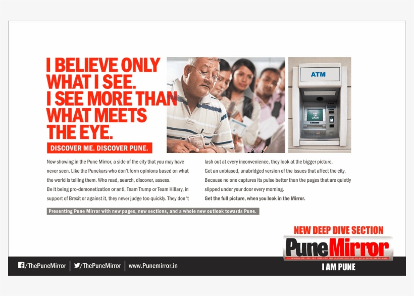 The Re-energized And Revitalized Pune Mirror - Online Advertising, transparent png download