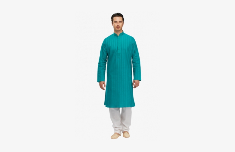 Green Cotton Kurta - Khadi Kolkata Cotton Kurta For Man, transparent png download