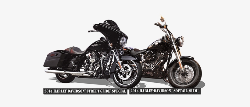 2014 Harley Davidson - Two Harley Davidson Bikes, transparent png download