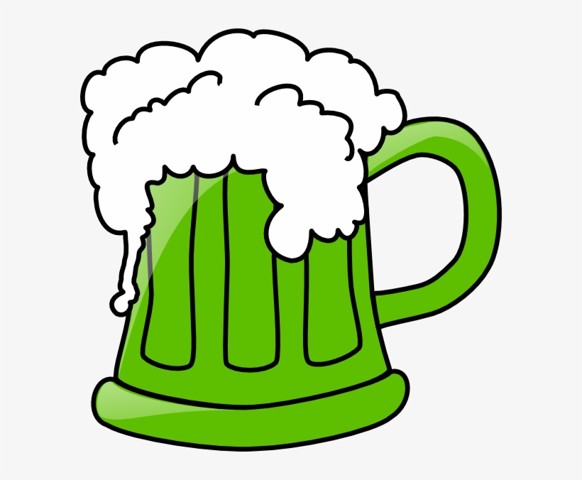 How To Set Use Green Beer Mug Clipart, transparent png download