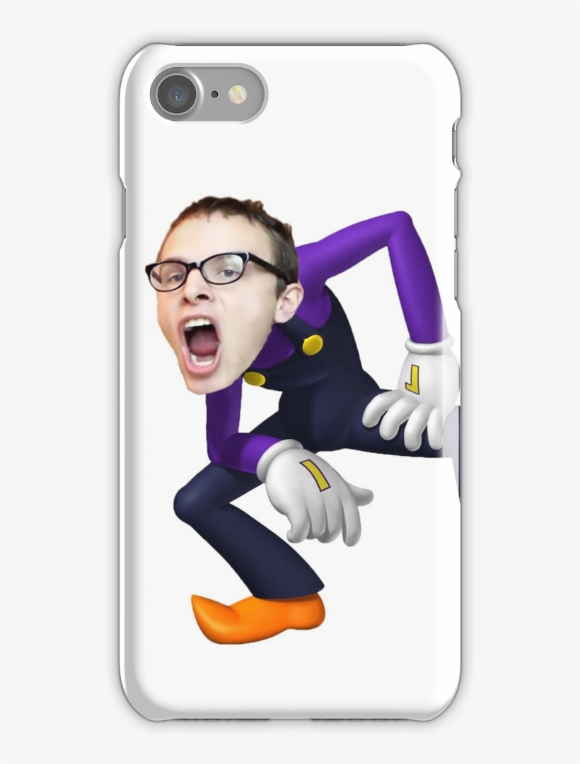 Idubbbz As Waluigi Iphone 7 Snap Case - Twice At The Same Time Meme, transparent png download