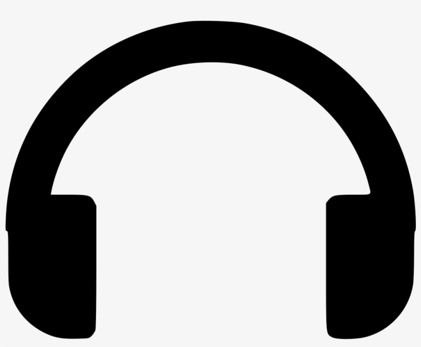 Head Speakers Device Music Comments - Headphone Silhouette Png, transparent png download
