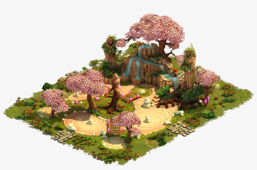 Japanese Garden Png - Japanese Rock Garden, transparent png download