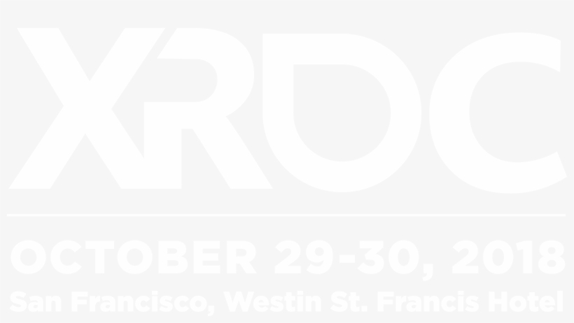 Xrdc White Text, With Lockup - Poster, transparent png download
