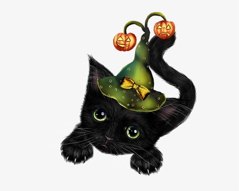 Pin By Paula Constantinescu On Cute Pinterest - Black Cat, transparent png download