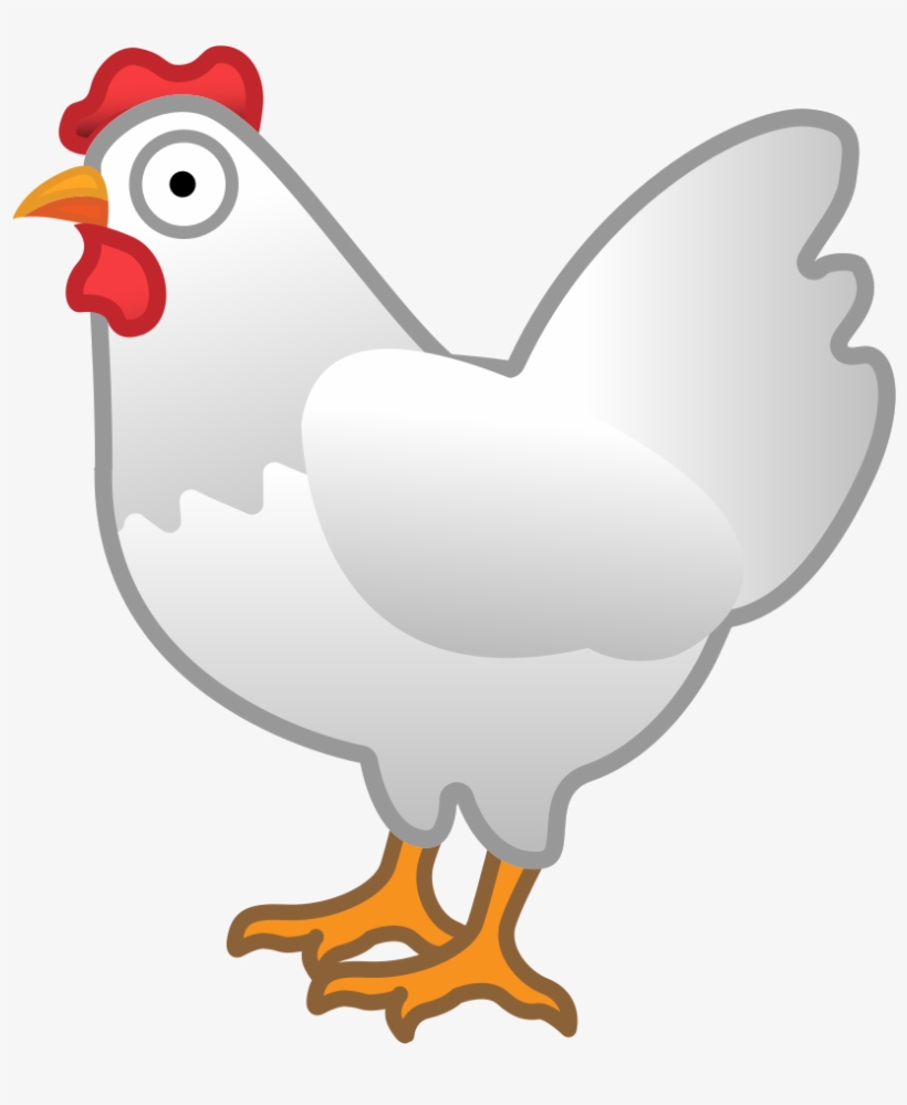 Chicken Icon - Emoticon Gallina, transparent png download