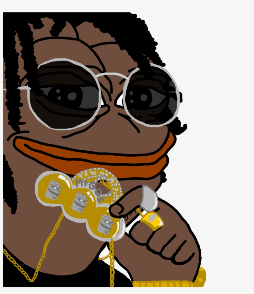 7098386 - > - Pepe The Frog Rapper, transparent png download