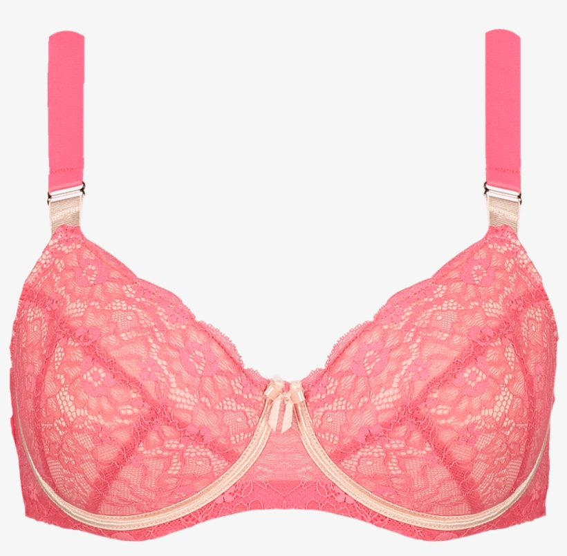 Support Coral & Blush Set Setr03 2095coral/blush - Colour Bra, transparent png download