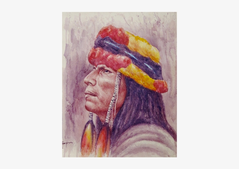 Indigenous Chief - Self-portrait, transparent png download