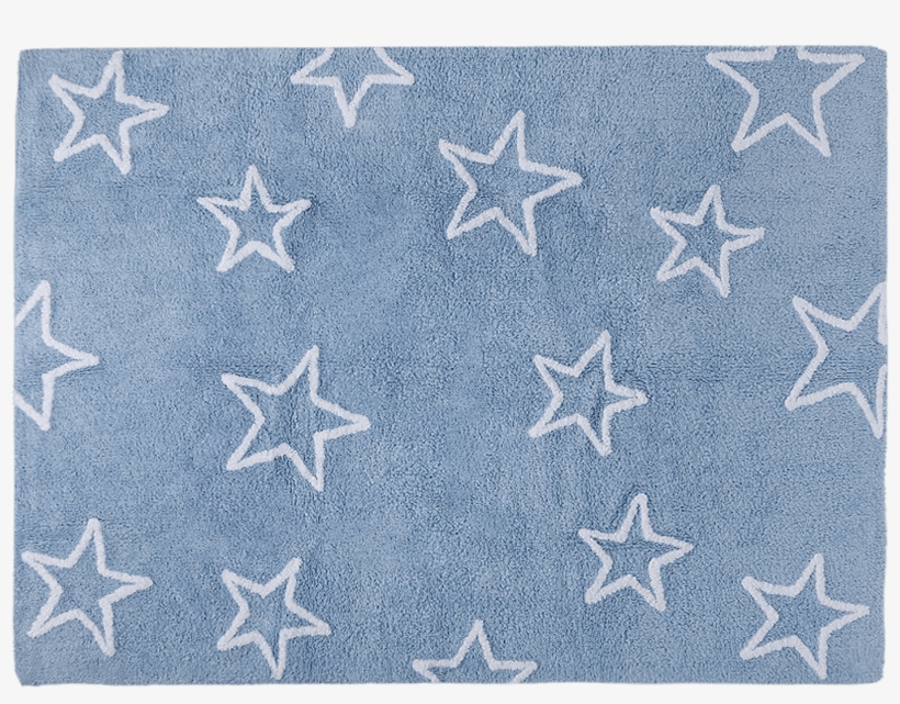 Lorena Canals Estrellas Washable Rug (blue), transparent png download