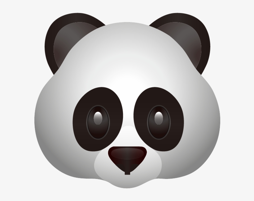 Cute Panda Clipart Clipartion Com - Panda Emoji Png, transparent png download