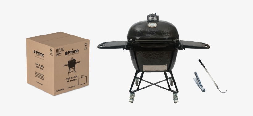 Image Is Not Available - Primo Oval All-in-one - Xl400 Ceramic Bbq (7800), transparent png download