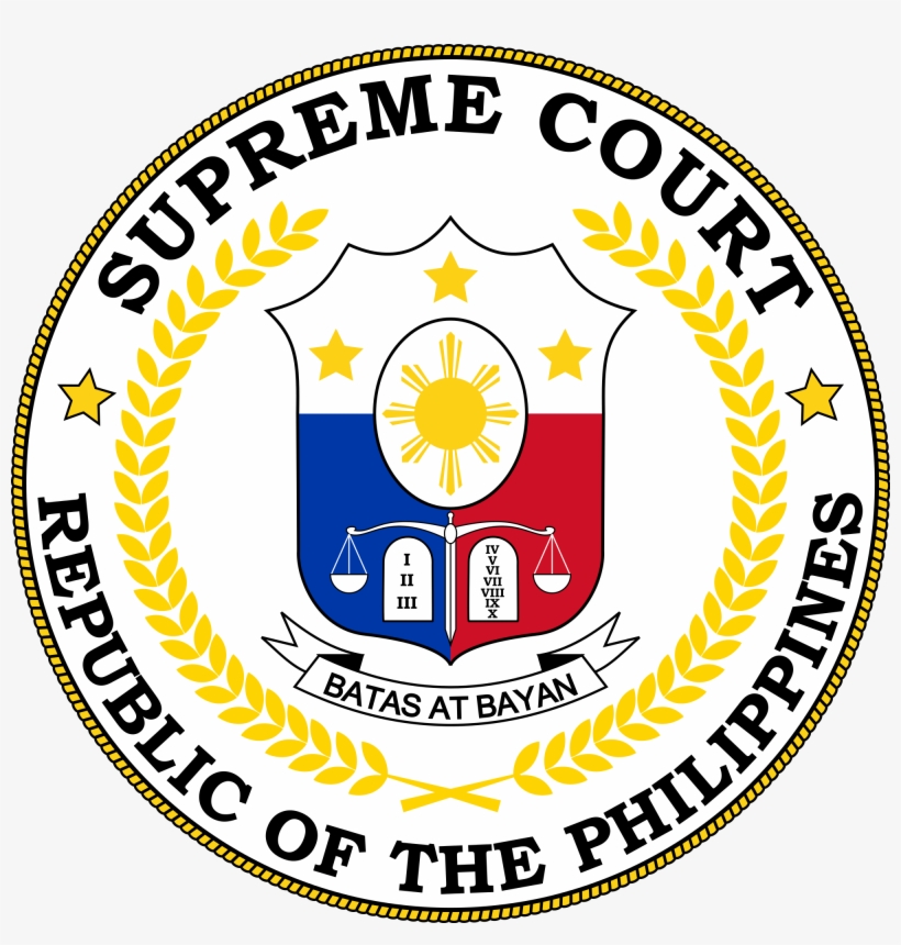New Svg Image - Supreme Court Of The Philippines Seal, transparent png download