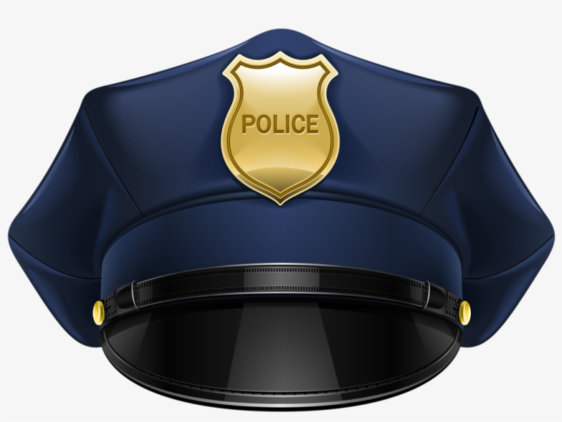 Handcuffs Clipart Blue - Police Cap, transparent png download