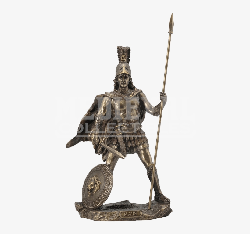 Mars God Of War Statue - Greek Goddess Ares Statue, transparent png download