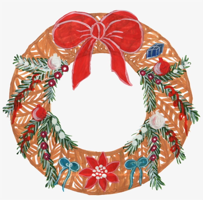 Png File Size - Wreath, transparent png download
