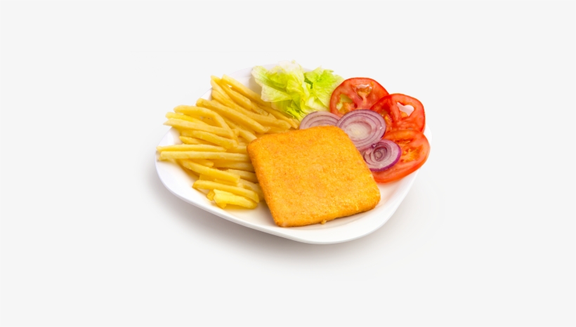 Fried Cheese With French Fries - French Fries, transparent png download