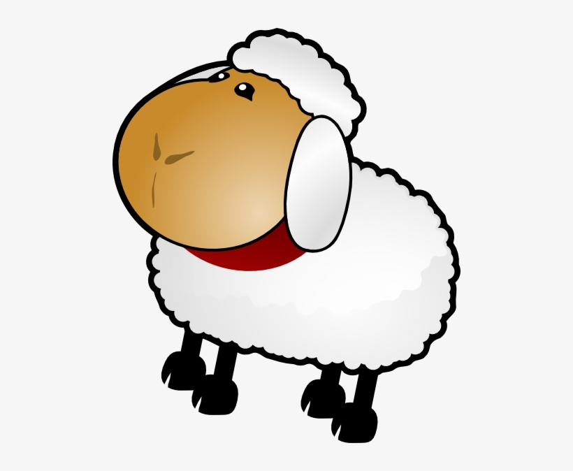 Cute Sheep Clipart Cliparting - Sheep Clip Art, transparent png download