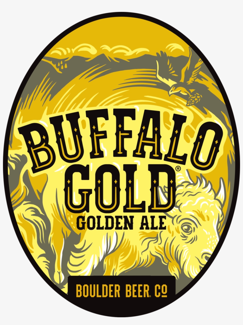 4 Boulder Beer Buffalo Gold Oval - Boulder Beer Company, transparent png download