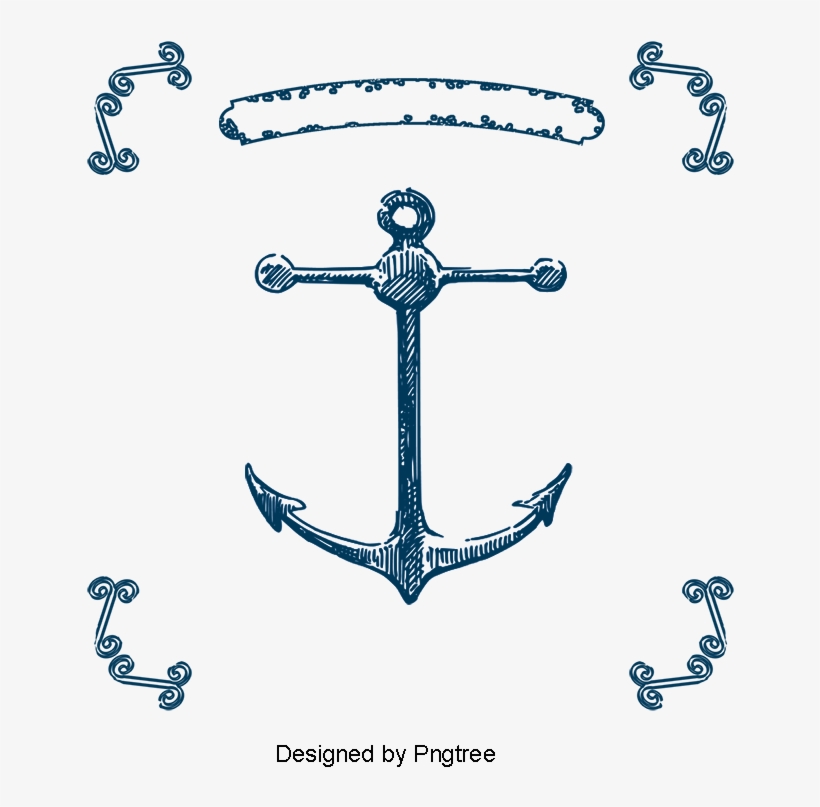 Vintage Nautical Design Theme Icon Vector Material, - Design, transparent png download