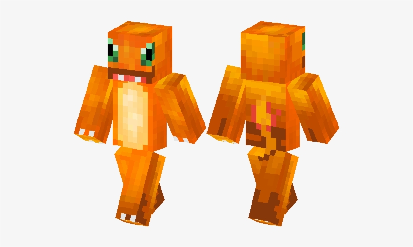 Charmander - Charmander Skin Minecraft, transparent png download