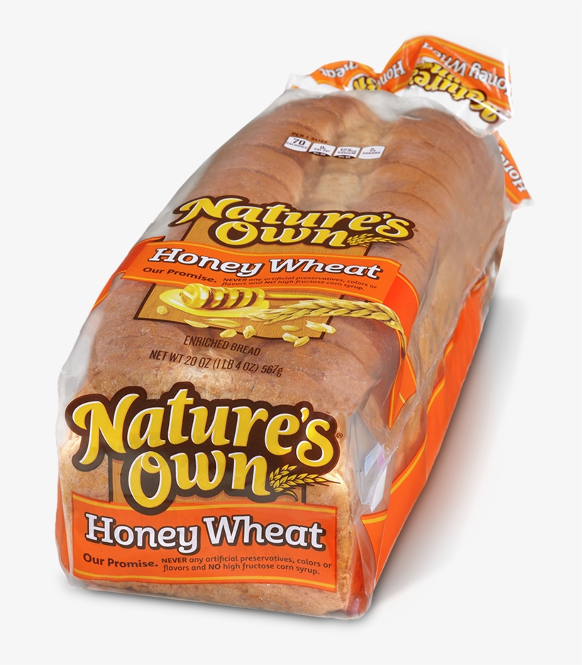 Honey Wheat Bread - Nature's Own Bread, transparent png download
