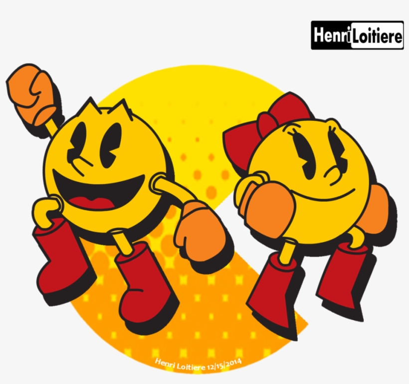 Download Pacman And Mspacman By Mariohenri On Deviantart - Pac Man Ms ...