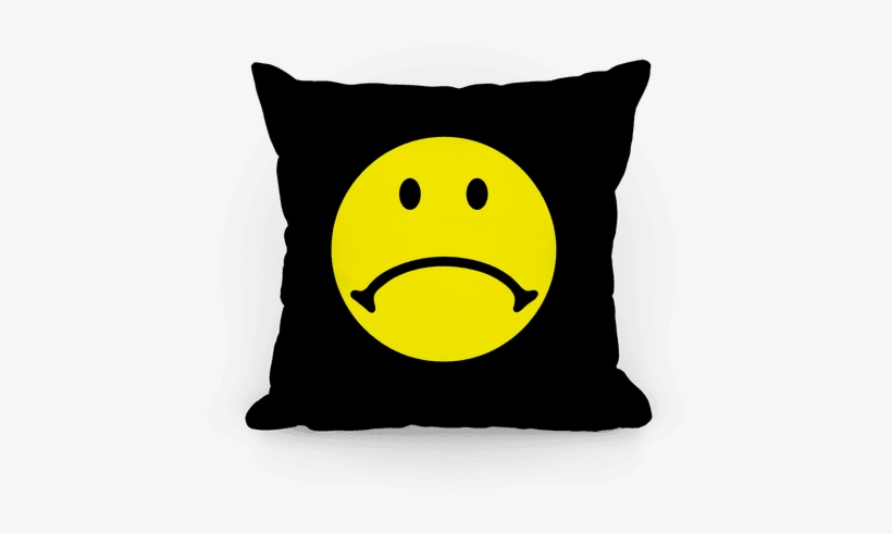 Sad Smiley Face Pillow - She's Beauty She's Grace She Ll Punch You In The Face, transparent png download
