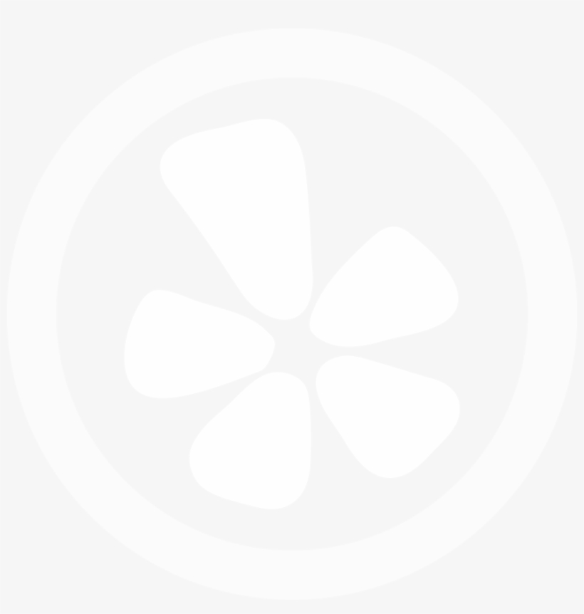 Follow Us On Yelp - Yelp White Circle Png, transparent png download