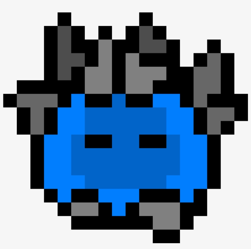 Rock Slime - Pixel Art Cupcake Png, transparent png download