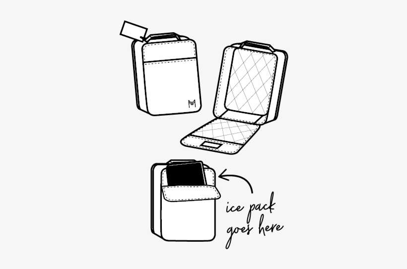 Clip Montiico Insulated Dinosaur Pre Order Little Preorder - Montiico Insulated Lunch Bag, transparent png download