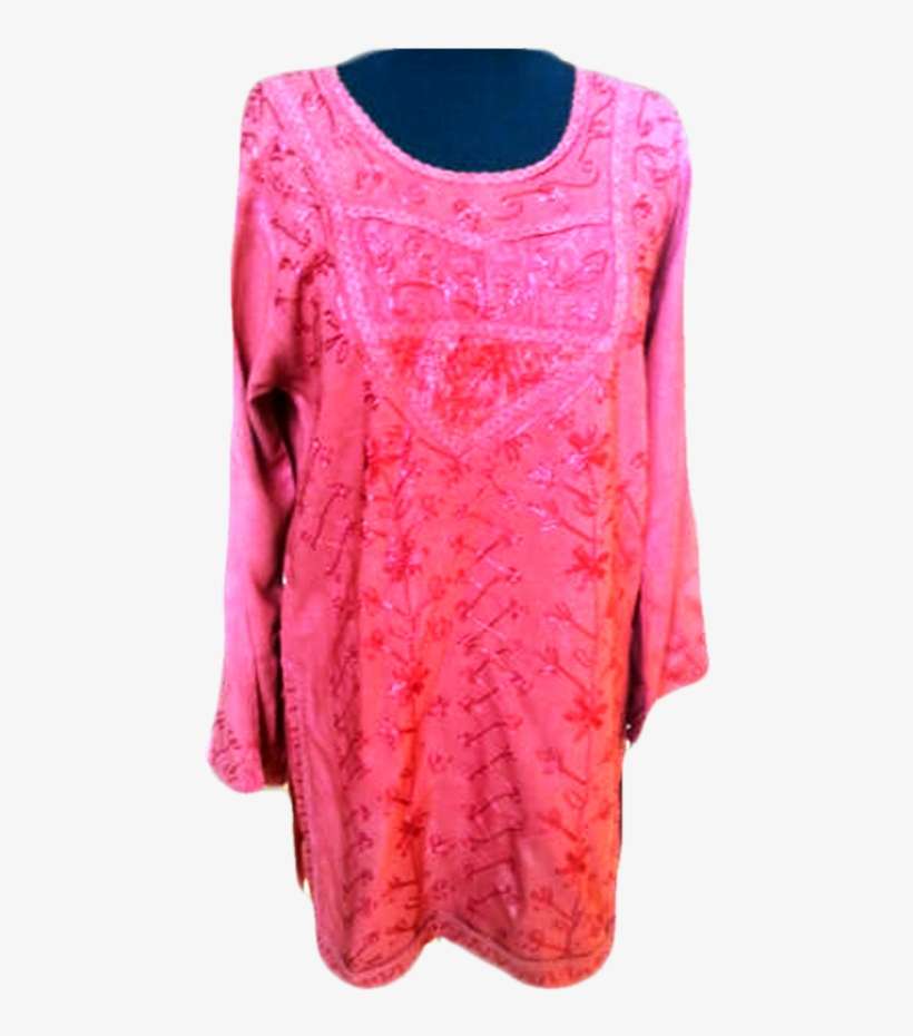 Womens Noorani Fashion Short Indian Embroidered Kurta - Embroidery, transparent png download