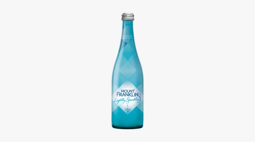 750ml Glass - ' - Mt Franklin Sparkling Water, transparent png download