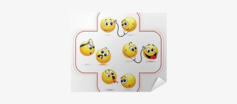 Smiley Ball Treating Another Smiley Ball Poster • Pixers® - Smiley, transparent png download