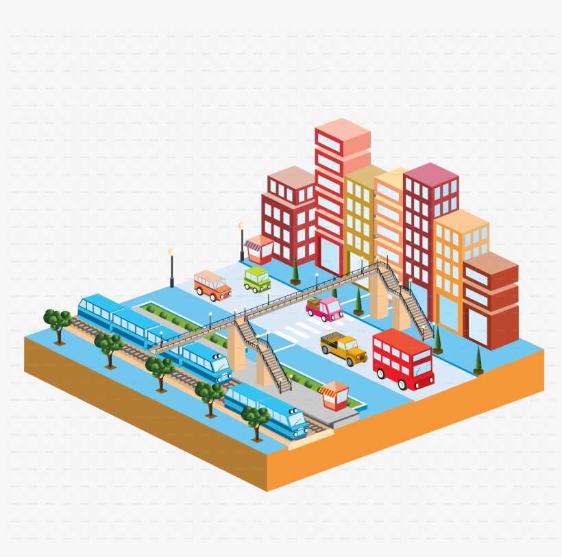 Zipjpgpng/2city Zipjpgpng/2city Zipjpgpng/2city2 - City Vector 3d, transparent png download