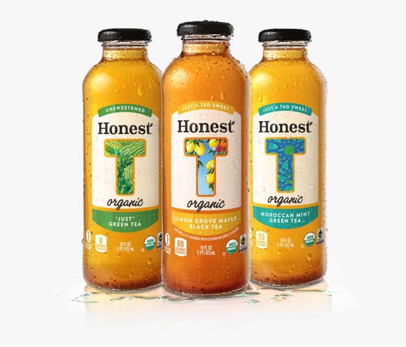 Honest Tea New Glass Bottle Product Image - Honest Tea New Flavors, transparent png download