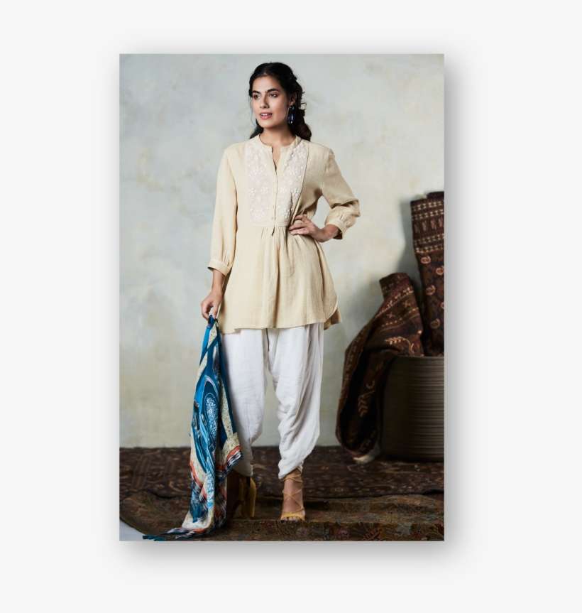 Short Kurti Design By Ritu Kumar - Kurti Top, transparent png download