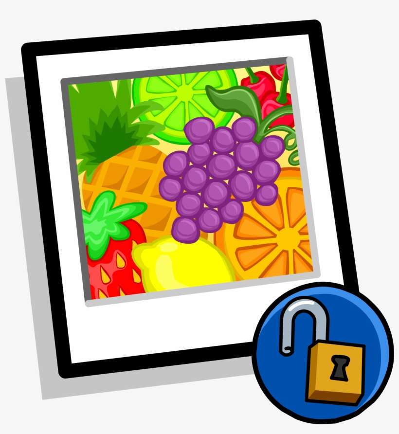 Fruit Frenzy Background Clothing Icon Id - Club Penguin Mp3000, transparent png download