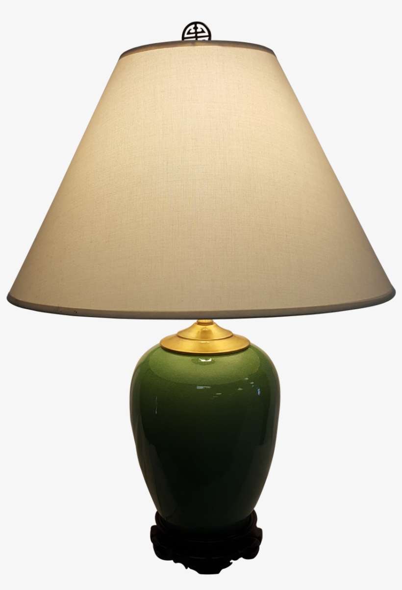 Green Jade Ceramic Lamp - Ceramic, transparent png download